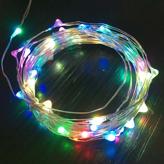 LED Lyskæde indendørs - Multifarvet lys